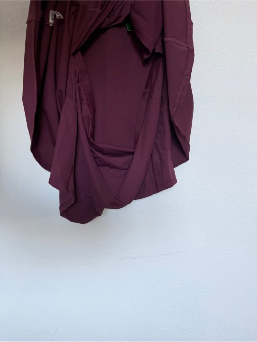 Halter High-Low Dress in Deep Wine - Picture 3 of 4